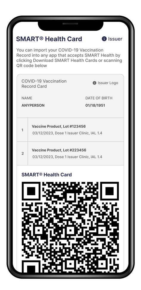 download smart health card qr code|smart health wa.